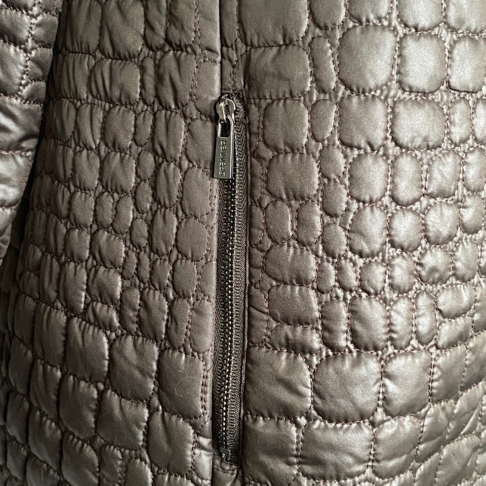 SPANNER Dark Brown Quilted Lightweight Puffer Jacket Size Large - Picture 6 of 17
